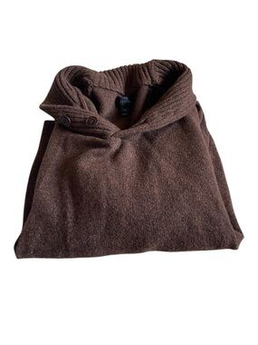 J.Crew 100% Lambswool Shawl Collar Sweater- Men’s Medium- Brown